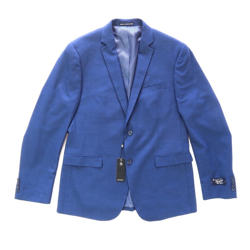 Original Penguin Men's Slim Fit Solid Suit Jacket